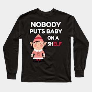 Santa Elf Christmas Long Sleeve T-Shirt